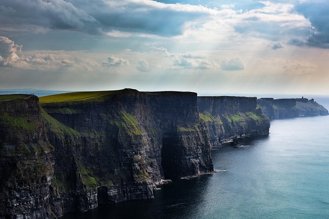 The full run of the Cliffs of Moher, almost fourteen kilometres of County Clare coast